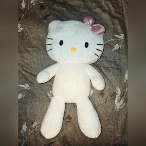 Build A Bear Workshop Hello Kitty 18 White Plush Stuffed Animal w Bow Sanrio